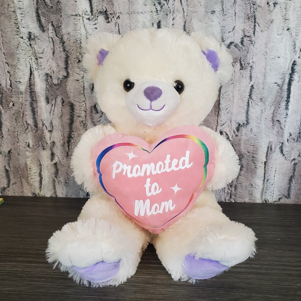 Way To Celebrate PROMOTED TO MOM Mother's Day Baby Shower Teddy Bear